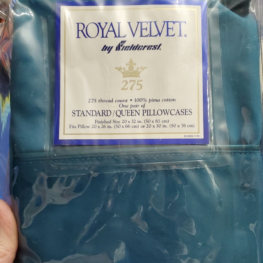 Fieldcrest Royal Velvet Pillowcases - Blue
